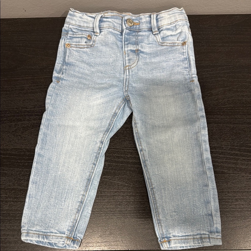 Zara Light Blue Regular Pant Jeans